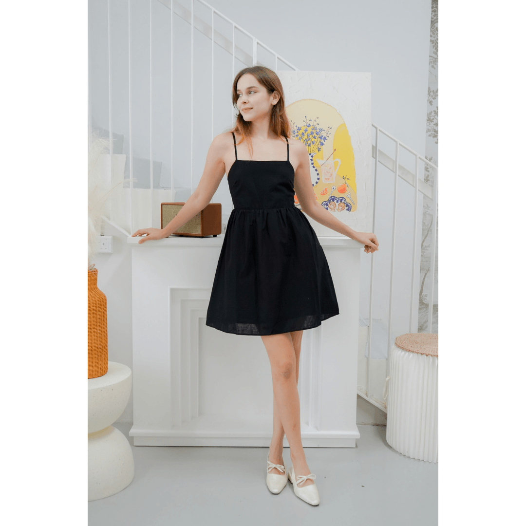 Grace Sleeveless Linen Babydoll Dress.png